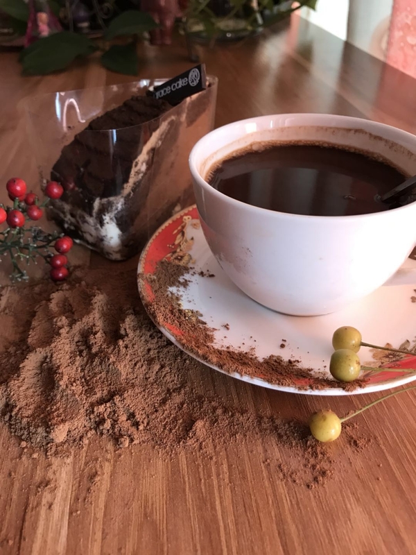 Polvo de cacao alcalizado sin azucarar fino, polvo de cacao oscuro de la hornada IS022000