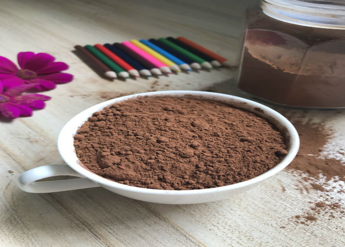 Valor de pH alcalizado AF01 HALAL del polvo de cacao 6.2-6.8 para el chocolate de gama alta
