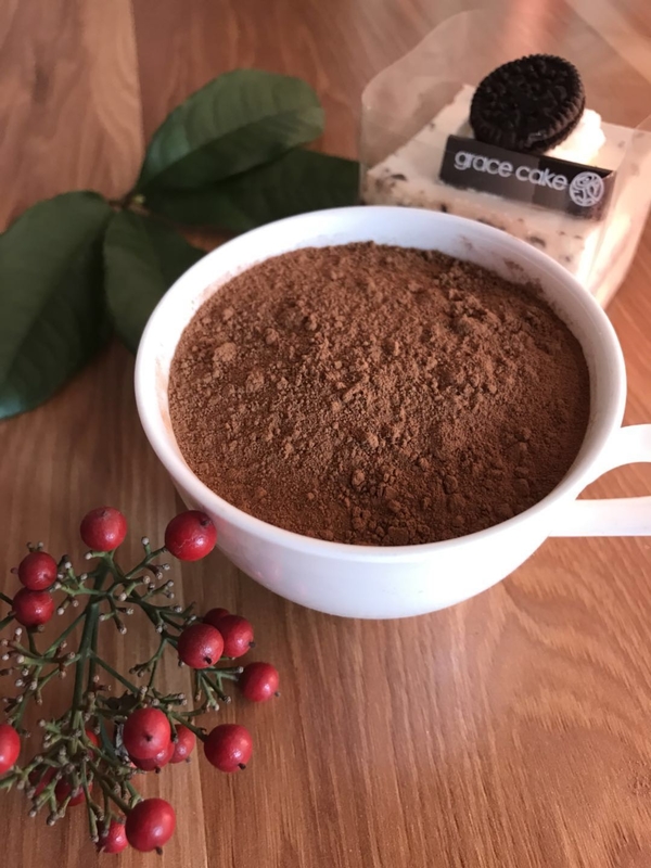 El polvo de cacao alcalizado sin azucarar amargo para promueve la circulación de sangre