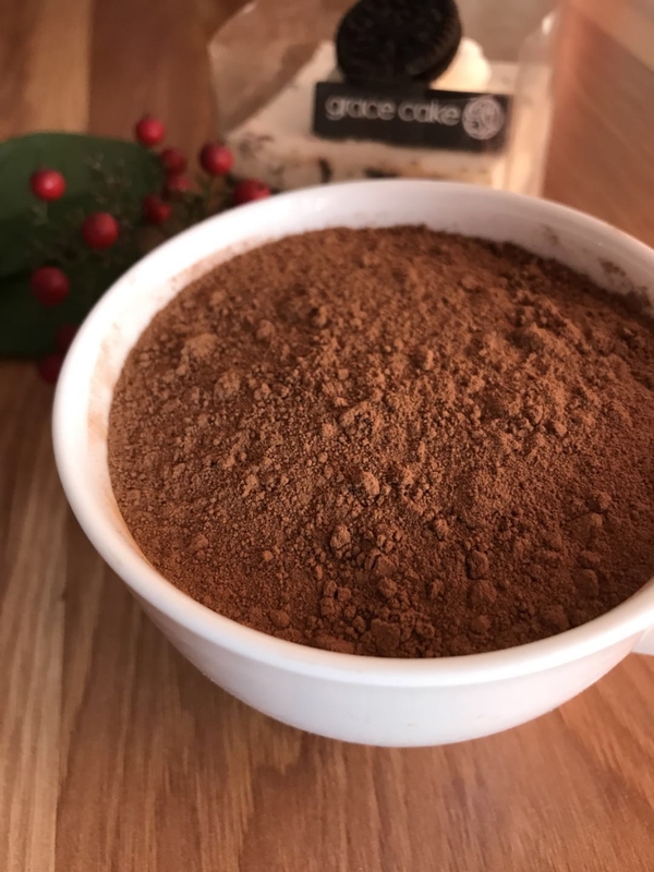 Polvo de cacao orgánico de AF02-G, polvo de cacao sin azucarar de la hornada para el helado