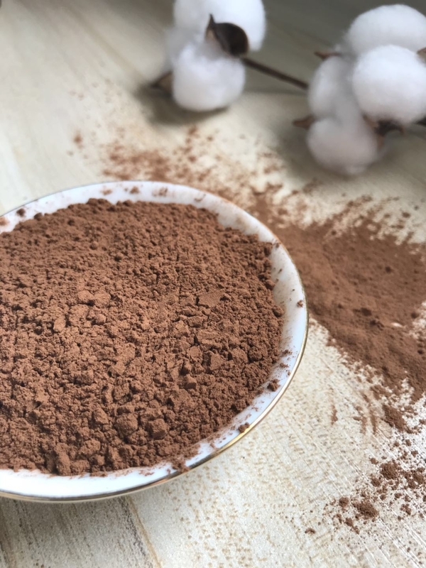 Polvo de cacao bajo en grasa alcalizado puro con la materia prima natural de los granos de cacao